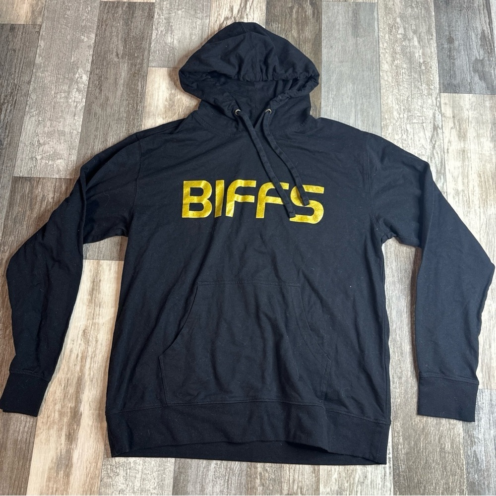 BIFFS, Next Level, Womens Black Hoodie, Large
